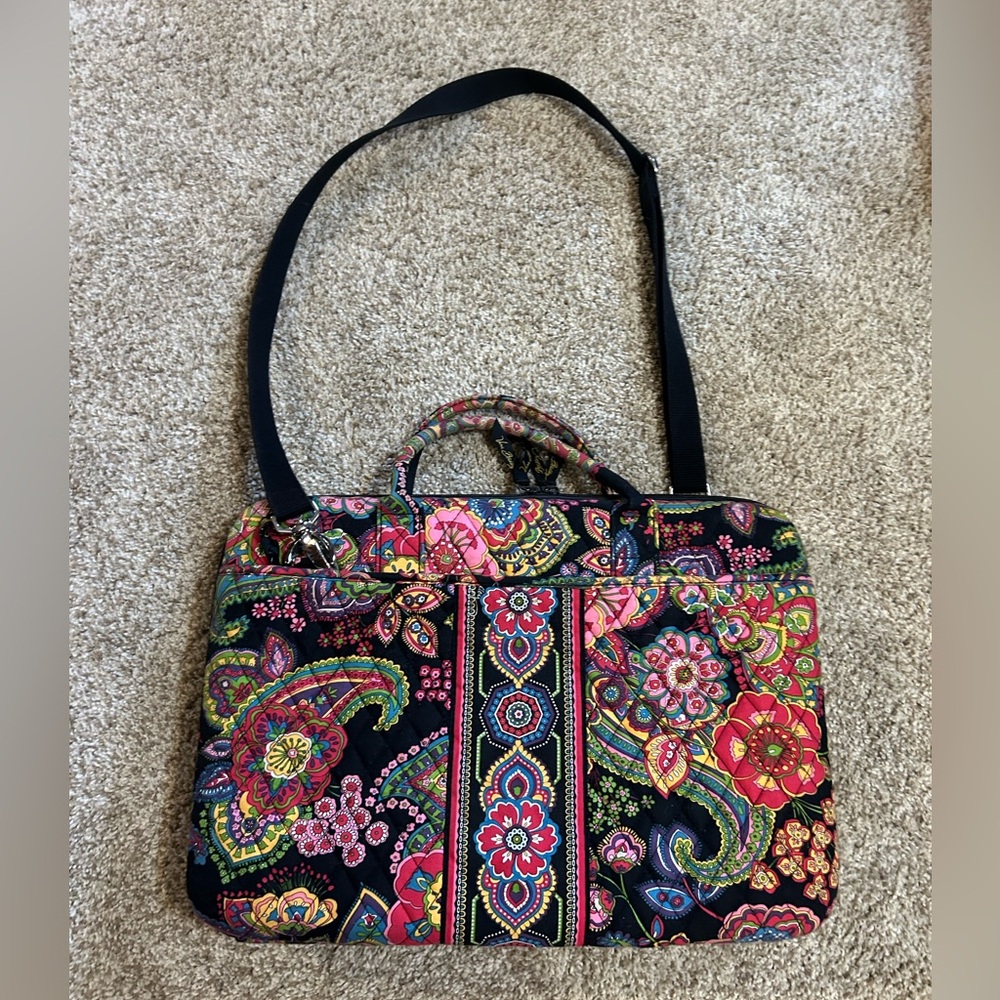 Vera Bradley Laptop Computer Carrying Travel Case